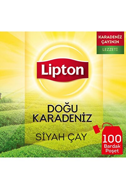 Lipton Doğu Karadeniz Bergamot Aromalı Bardak Çay 100lü X 6 Adet