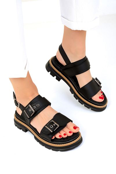 SOHO Black Women's Sandal 19216