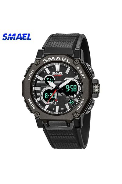 SMAEL 8047 Syh ساعة يد رقمية وتناظرية