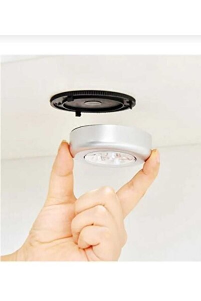 Dalian Home DALİAN HOME 4 Adet Mutfak Tezgah Üstü Dolap Içi Aydınlatma Yapışkanlı Kablosuz Dokunmatik Pilli