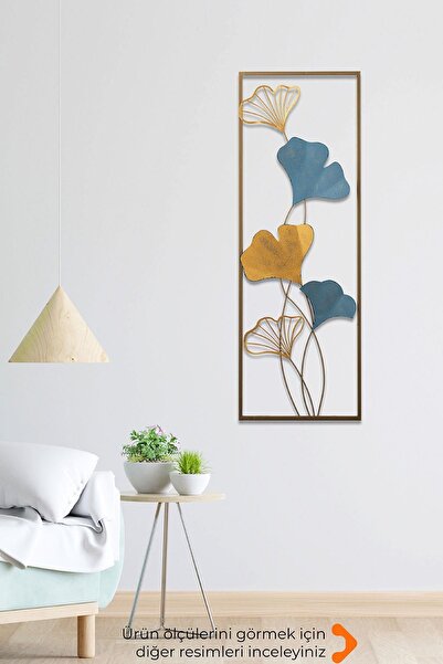 Doreline Doreart Maria Metal Duvar Tablosu, Ev Ofis Duvar Panosu Gold