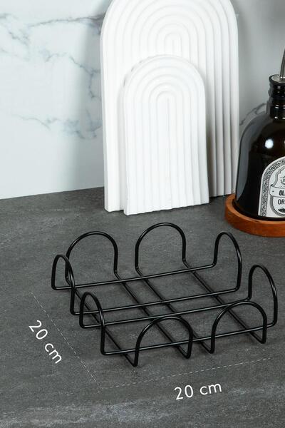Doreline Black Series Metal Stainless Napkin Holder, Napkin Organizer