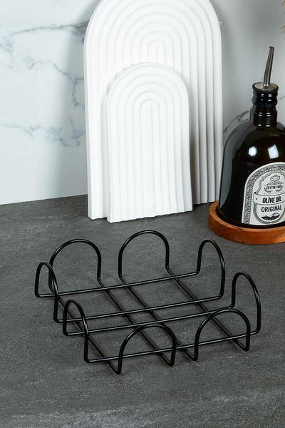 Doreline Black Series Metal Stainless Napkin Holder, Napkin Organizer