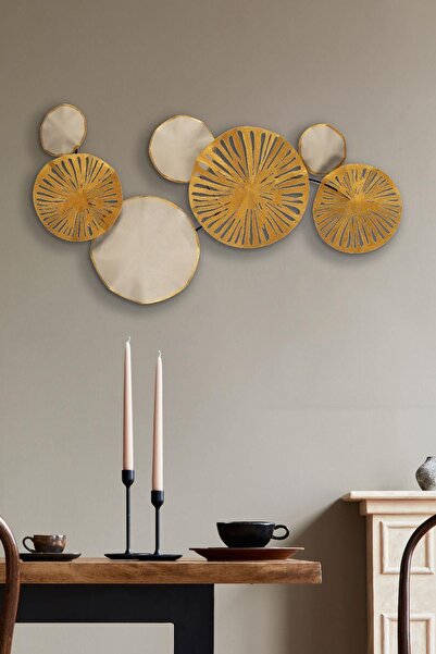 Doreline DoreArt Astrid Metal Duvar Tablosu, Ev Ofis Duvar Panosu (Altın)