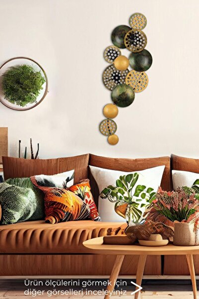 Doreline DoreArt Bronte Metal Duvar Tablosu, Ev Ofis Duvar Panosu (Yeşil)