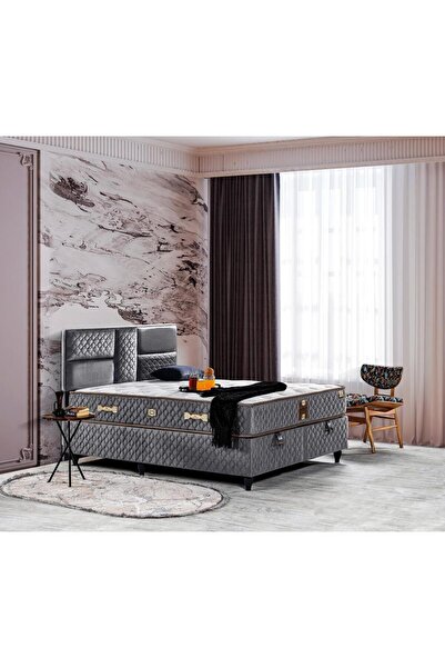 Mobilya Dükkanım Tetra 90X200 Tek Kişilik Yatak, Baza, Başlık Seti EY2017