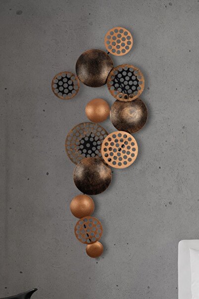 Doreline DoreArt Bronte Metal Duvar Tablosu, Ev Ofis Duvar Panosu (Bronz)
