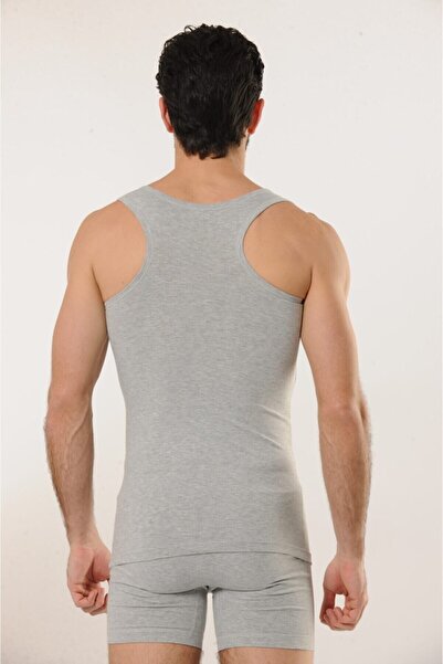 Hmd 700 3-pack Cotton Lycra Sports Men's Undershirt - Gray