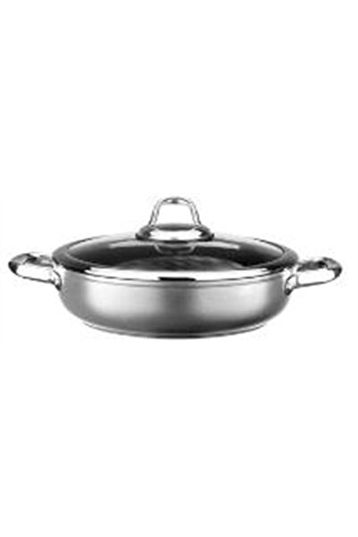 Leggno Mst2828st26gr Master Titanium Shallow Pot Gray 26cm