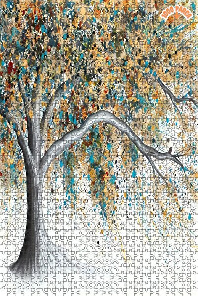 Teona Ahşap Batı Esintisi Ağacı Dekoratif Çift Katlı Çerçeveli Asılabilir Ahş...