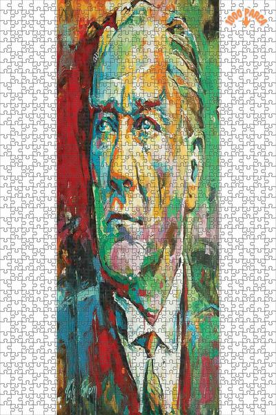 Teona Ahşap Renkli Mustafa Kemal Atatürk Çift Katlı Çerçeveli Asılabilir Ahşa...