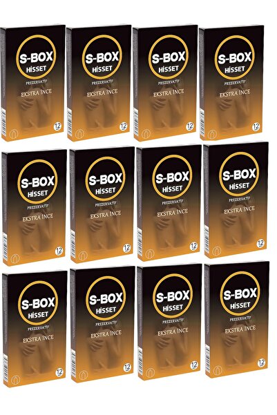 S-Box 144 X S-BOX İNCE PREZERVATİF FIRSAT PAKETİ
