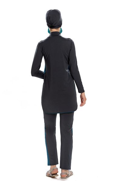 Starinci Mayo Costum de baie sport complet acoperit din Lycra antracit