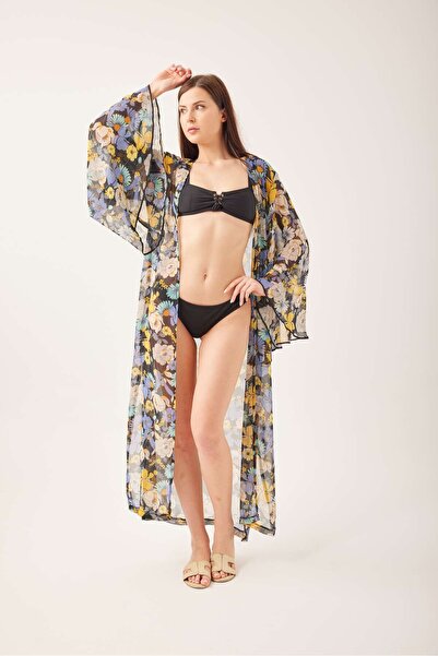 MY NEFTİ Stylish Pareo with Butterfly Pattern