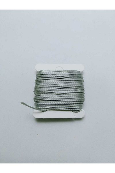 Eskişehir hobi sanat 10 μέτρα χωρίς κερί Brazilian Macrame String - Γκρι Χρώμα, Επίπεδο Σχέδιο (Κοσμήματα με καρπό)