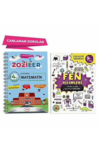 TÜRKİYE İŞ BANKASI KÜLTÜR YAYINLARI ZOZİLER 4.Sınıf Matematik Canlanan Soru B...