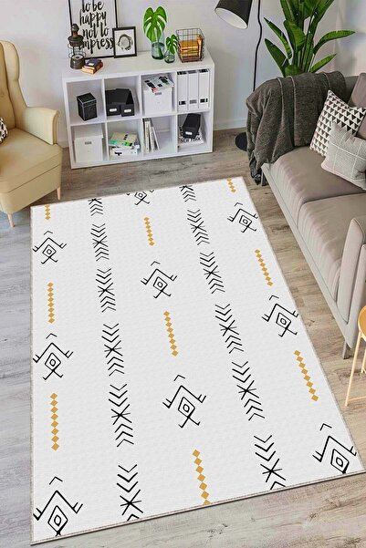 Viva Home Kir Leke Tutmayan Kaymaz Taban Yıkanabilen Otantik Salon Mutfak Hal...