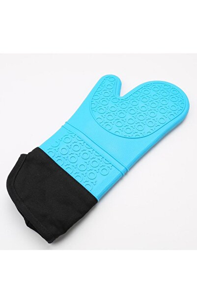 İly قفازات فرن سيليكون زرقاء