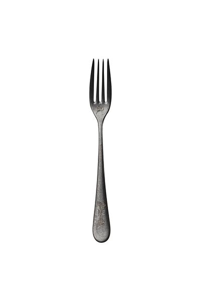 Narin Epsilon Dessert Fork - Retro - Floral Pattern - 12 Pieces