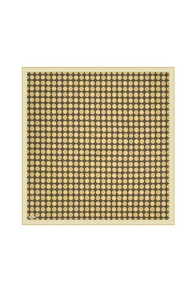 Bursa İpek Μεταξωτό μαντίλι Acid Green Twill - Μονόγραμμα αλυσίδας