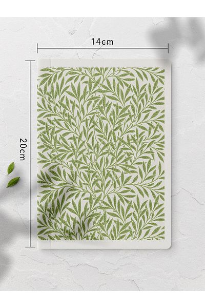 Postifull Caiet fără căptușeală William Morris - 4 bucăți, 64 pagini, 14*21 cm Caiet de note