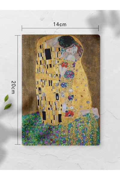 Postifull Çizgisiz Defter, Modern Sanat Temalı Notebook 4 Adet, Not Defteri, 64 Sayfa 14*21cm