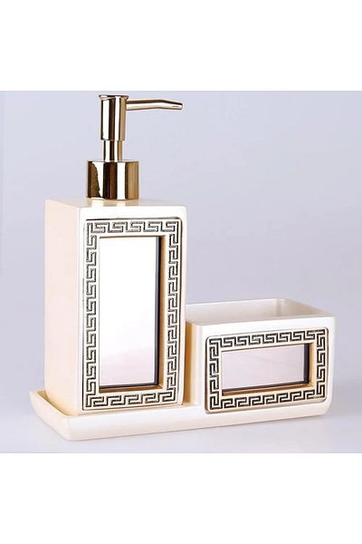 Evimmis Veroni Detergent Liquid Soap Dispenser with Sponge Holder
