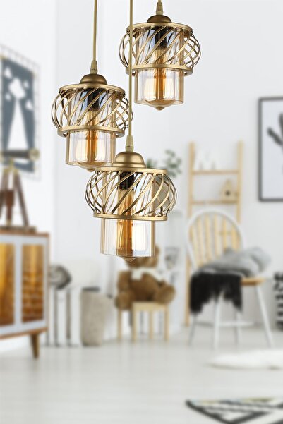 Begüsa Maldiv 3.lü Avize Eskitme