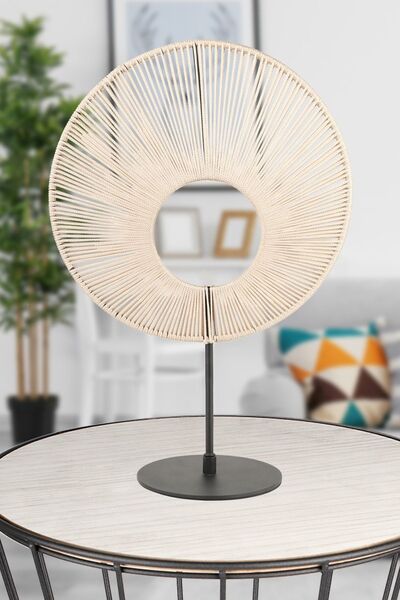 Begüsa Vanesi Aksesuar Siyah Bej Örgü