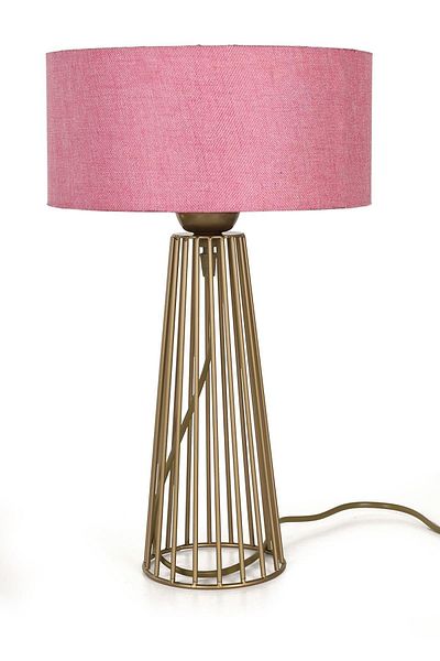 Begüsa Pink Antique - Filipino Table Lamp Hat