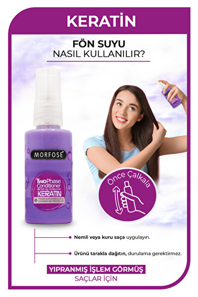 Morfose Çift Fazlı Fön Suyu Keratin 50 ml
