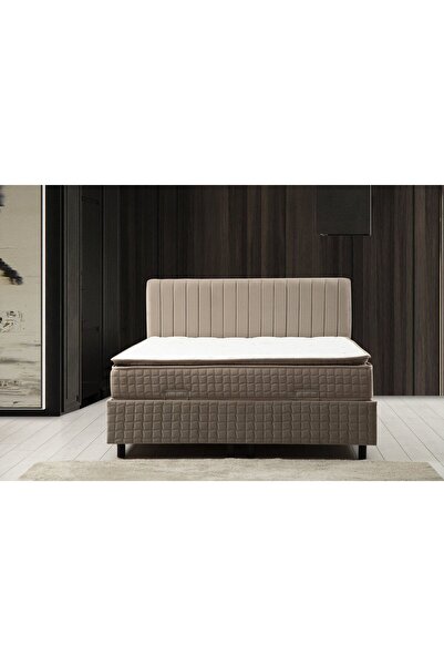 Minar Safir Baza Başlık Pedli Yatak Seti 120x200