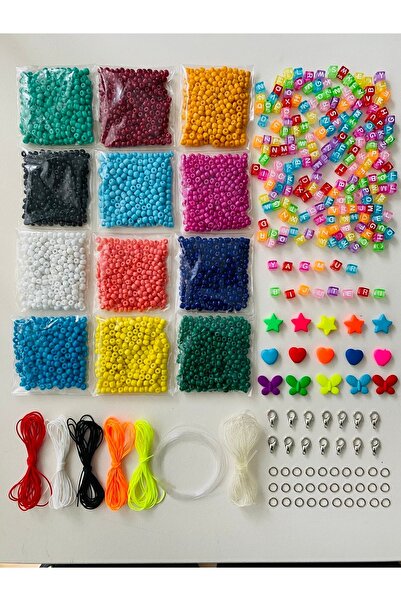 yağmur gökçe No:73-c Letter Beads, Acrylic Figure Beads and Sand Beads Κοσμήμ...