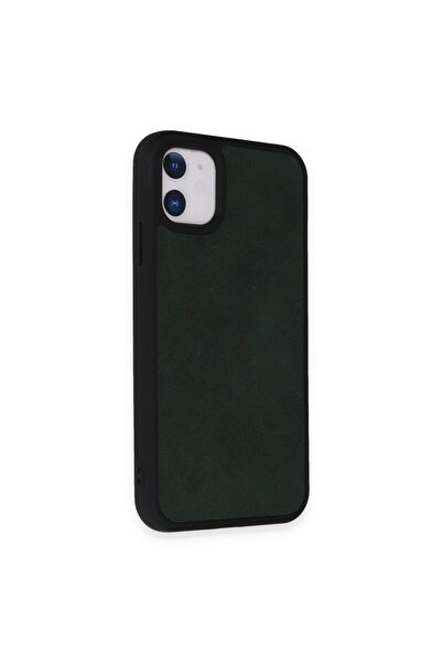 m.tk moveteck İphone 11 Kılıf Kamera Çıkıntılı Leather Deri Görünümlü Yumuşak...