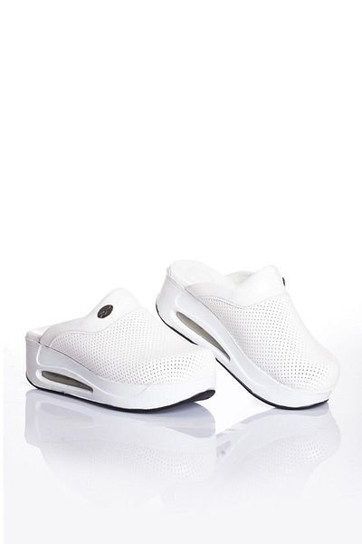 SABOTERLİK Γυναικείες παντόφλες Air Sabo Hospital Doctor Nurse Λευκές