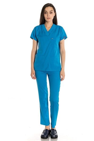 TIPMOD Petrol Green Unisex Bat Sleeve Lycra Doctor/Nurse Jersey