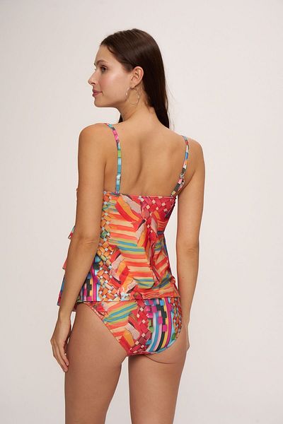 Pierre Cardin Set tankini de maternitate cu volan cu bretele subțiri - Abstract