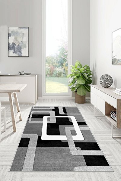 Confidence Home Dijital Baskı Yıkanabilir Kaymaz Taban Salon Halısı Mutfak Ha...