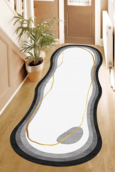 Lavita Home Machine Washable Non-Slip Base Stain Resistant Cut Living Room Carpet Kitchen Carpet and Runner