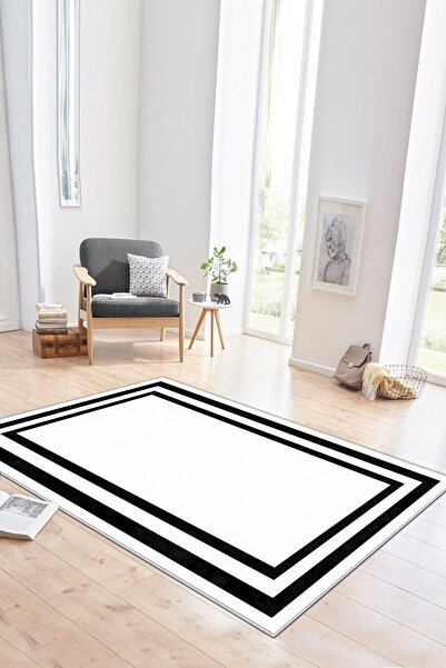 Confidence Home Makinede Yıkanabilir Kaymaz Taban Leke Tutmaz Beyaz Mutfak Ha...
