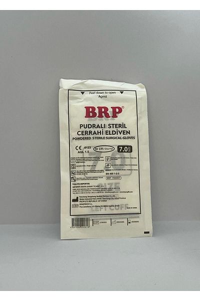 BRP No:7 50 Pairs Powdered Sterile Gloves