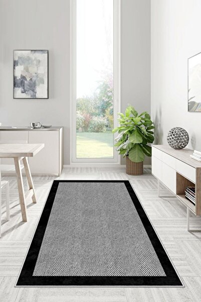 Confidence Home Dijital Baskı Yıkanabilir Kaymaz Taban Salon Halısı Mutfak Ha...