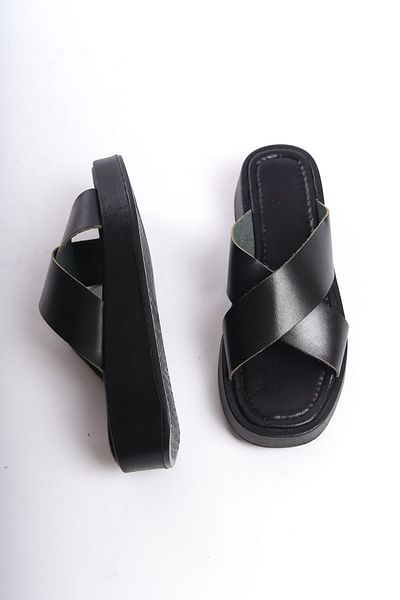 Shoesers Γυναικείες παντόφλες ορθοπεδικής σόλας από γνήσιο δέρμα ειδικής σχεδίασης