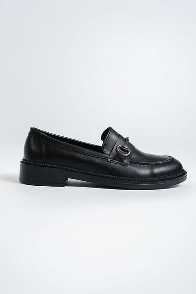 Shoesers Ежедневни дамски кожени мокасини с катарама и мокасини