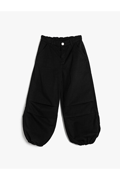 Koton Parachute Jeans Cotton Elastic Waist Pocket - Parachute Jean