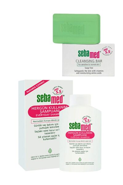 Sebamed SAÇA HACİM VE PARLAKLIK KAZANDIRAN GÜNLÜK ŞAMPUAN + YATIŞTIRICI SABUN...