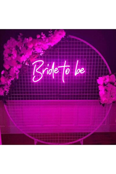 vinyuup Neon Led Bride To Be Dekoratif Duvar Aydınlatması Ve Aksesuar Anahtar...