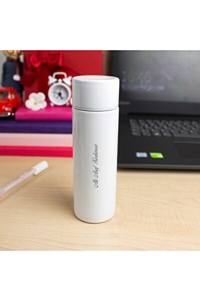 megame kişiye özel mini boy cep  termos 150 ml . taşınabilir cep termos