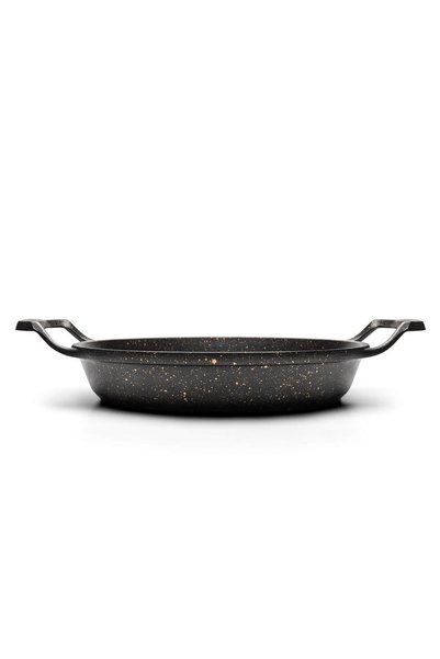 BEREN OKYAY HOME ERENDEMIR 3-Piece Granite Cast Iron Pan Set 22 Cm-20 Cm-18 Cm