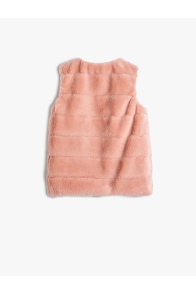 Koton 4wkg20005aw Girl's Vest Salmon